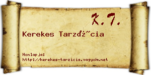 Kerekes Tarzícia névjegykártya